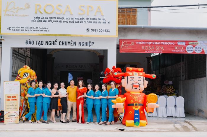 Không gian sang trọng và hiện đại tại Rosa Spa