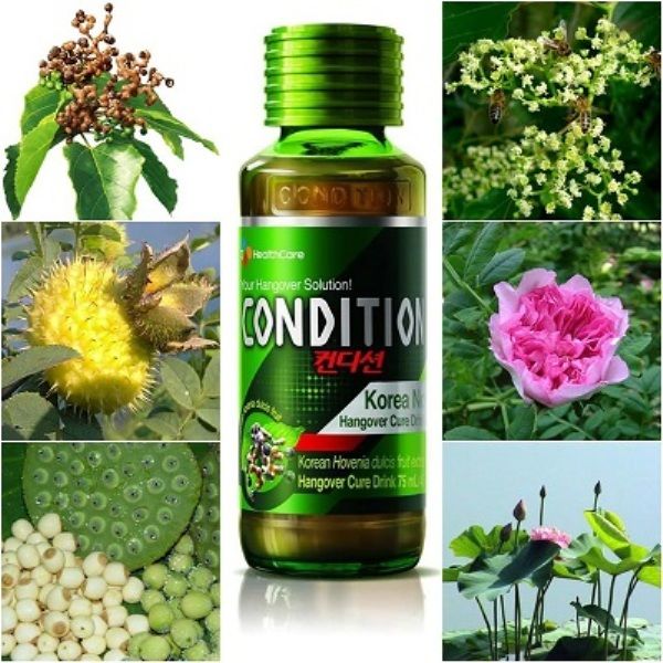 Bộ ảnh thực tế nước giải rượu Condition