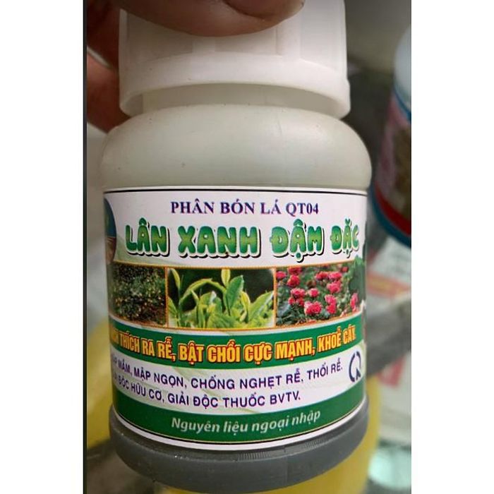 Hình ảnh minh họa Phân bón lá siêu lân xanh đậm đặc QT04