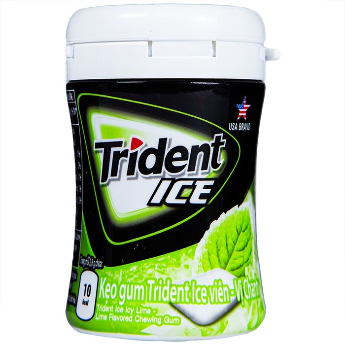Hình ảnh Kẹo Cao Su Trident Ice Vị Chanh