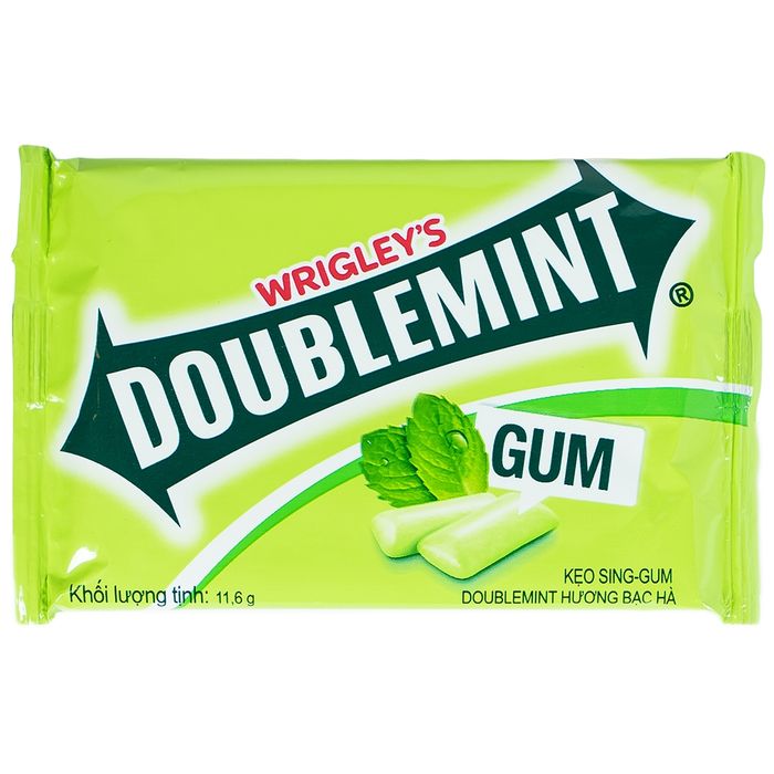 Hình ảnh Kẹo Doublemint - Bạc hà kép đậm đà