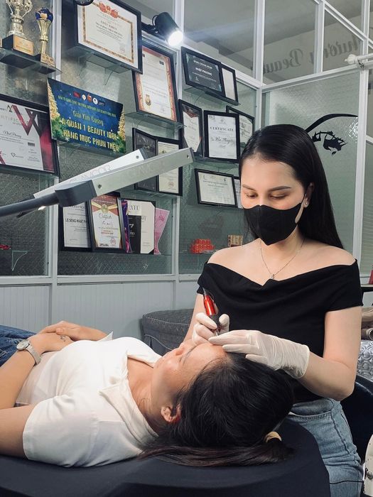 Thành phẩm phun xăm nghệ thuật đạt chuẩn tại Nhật Phương Beauty & Academy