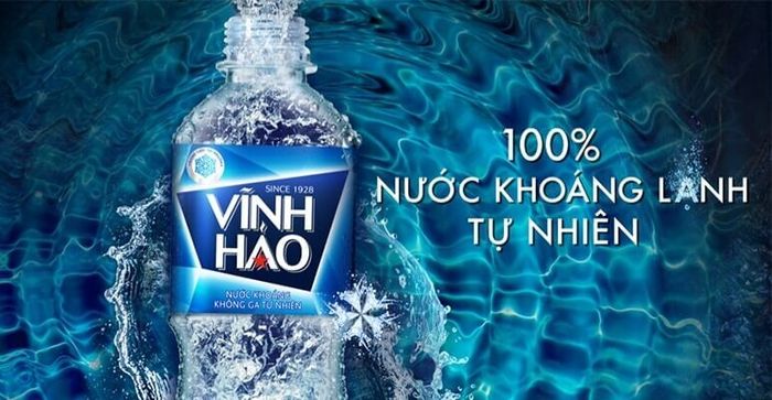 Hình ảnh đặc trưng của nước khoáng Vĩnh Hảo