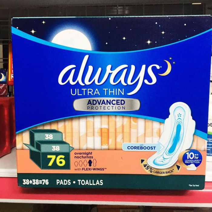 Băng vệ sinh siêu mỏng cánh đêm Always Ultra Thin Advanced Overnight hình ảnh 1