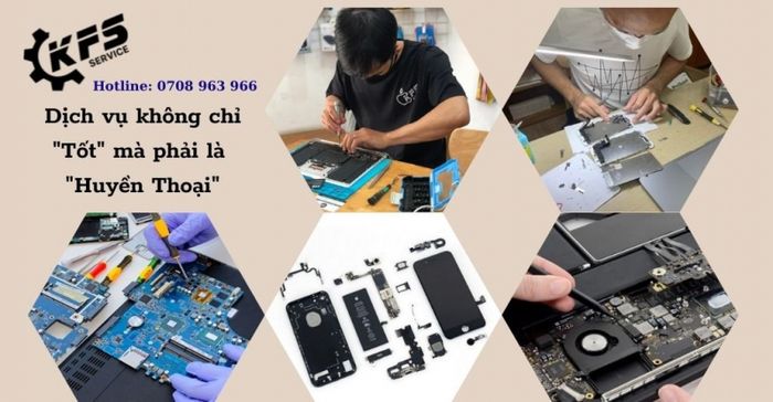 Hình ảnh không gian làm việc chuyên nghiệp tại KFS Service
