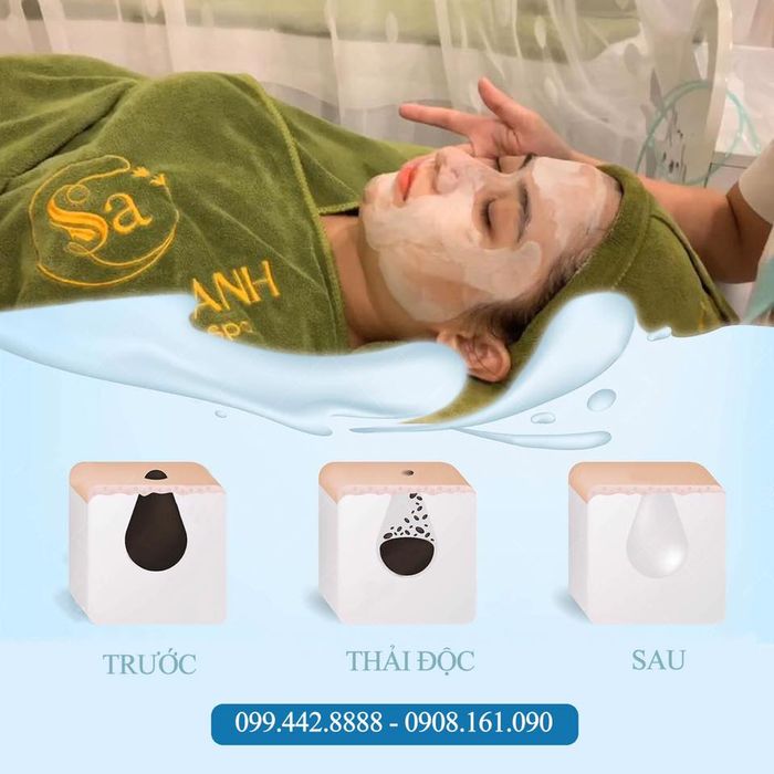 Hình ảnh trị liệu chuyên nghiệp tại Song Anh Beauty & Spa