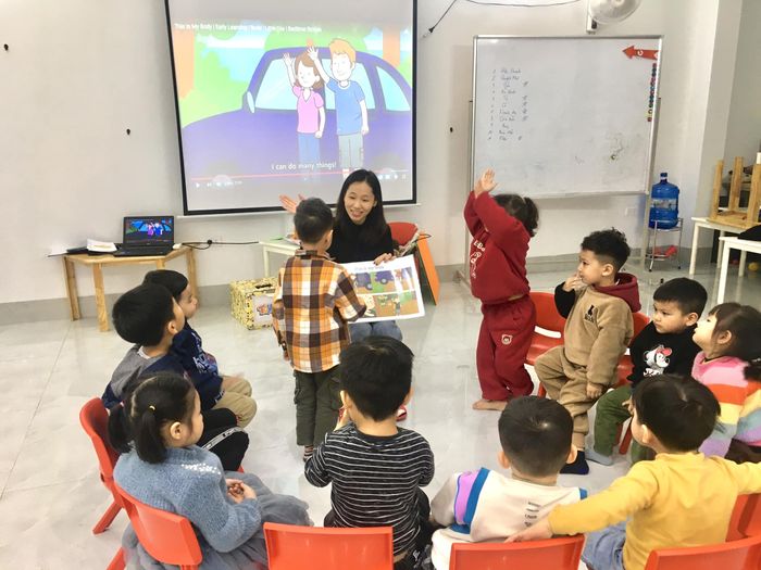 Hình ảnh không gian học tập tại Anh ngữ Hà Nội Connection Chúc Sơn