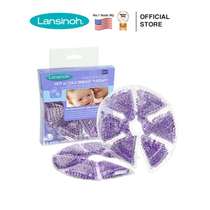 Hình ảnh thực tế túi chườm Lansinoh Therapearl