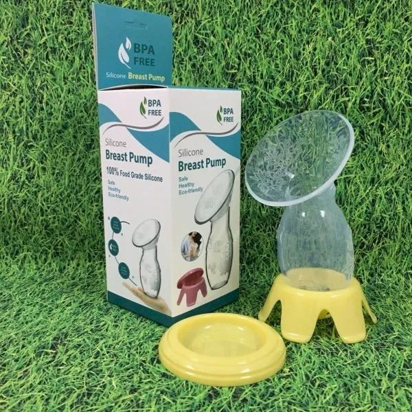 Hình ảnh thực tế Cốc Hứng Sữa Silicon Không Chứa BPA - An toàn tuyệt đối