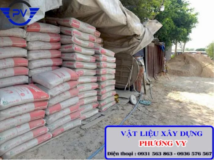 Kho hàng và sản phẩm vật liệu xây dựng tại Phương Vy