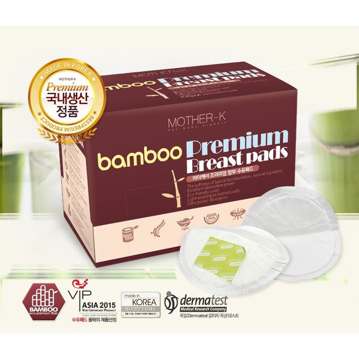 Hình ảnh thực tế miếng lót thấm sữa sợi tre Mother-K