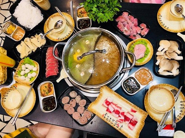 Không gian ấm cúng tại Lẩu Soa Soa