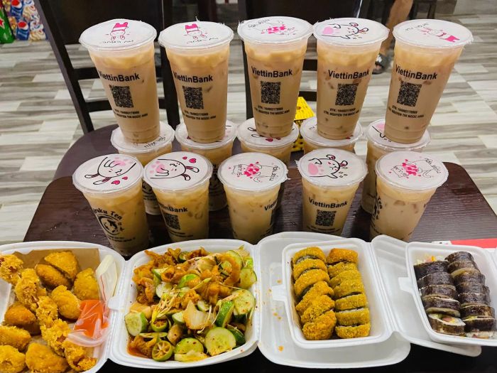 Góc sống ảo đầy phong cách tại Miruku Tea