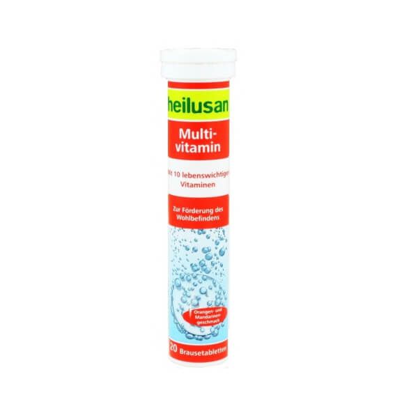 Hình ảnh thực tế viên sủi Heilusan - Bổ sung vitamin toàn diện