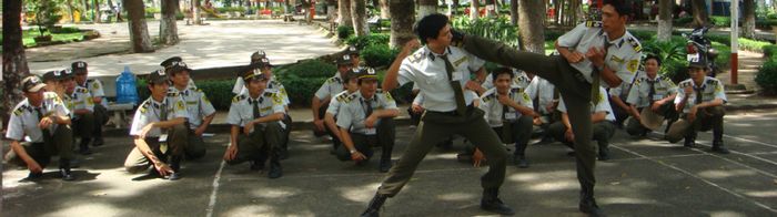 Hình ảnh hoạt động thực tế của đội bảo vệ Tây Bình - Tây Sơn