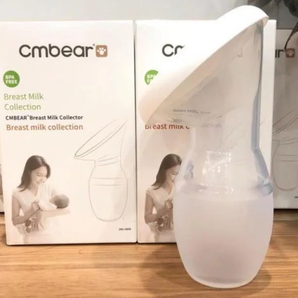 Hình ảnh thực tế Cốc Hứng Sữa CMbear - Thiết kế tối ưu