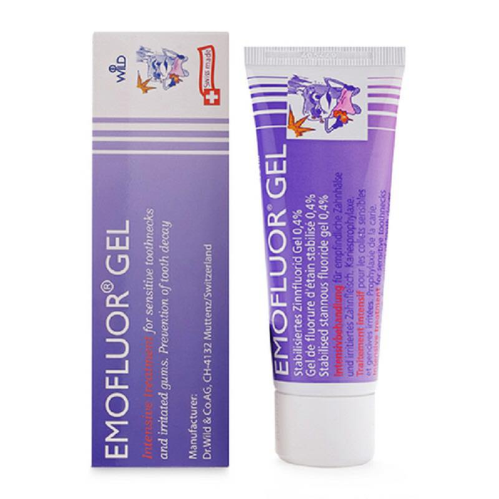 Gel ngăn ngừa tụt lợi và nhiệt miệng Emofluor - Hình ảnh 1