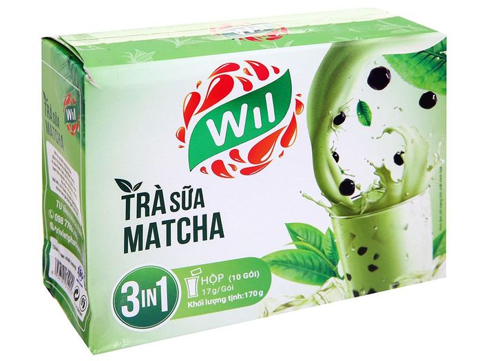 Hình ảnh trà sữa Matcha Wil chính hãng