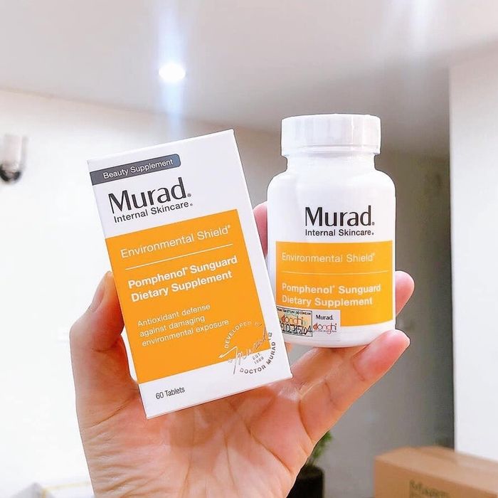 Viên Uống Chống Nắng Nội Sinh Murad Pomphenol Sunguard Dietary Supplement Hình Ảnh 2