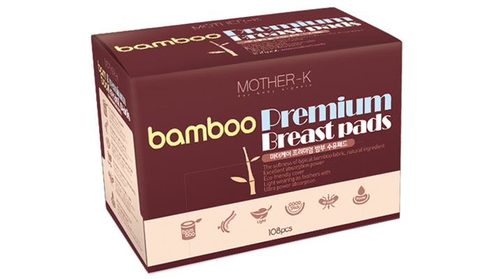Hình ảnh thực tế miếng lót thấm sữa sợi tre Mother-K phiên bản 2