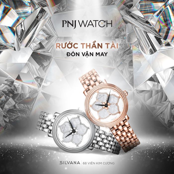 Hình ảnh showroom PNJ Watch với thiết kế hiện đại
