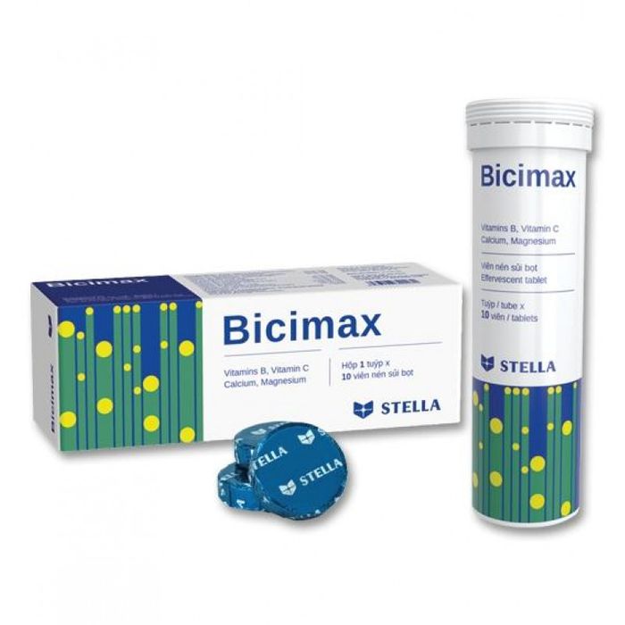 Hình ảnh bao bì sản phẩm Bicimax - Viên sủi đa vitamin chất lượng cao