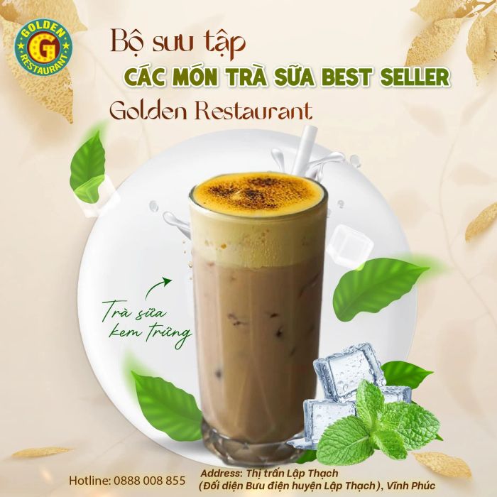 Không gian sang trọng và đẳng cấp tại GOLDEN RESTAURANT