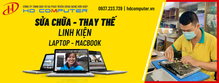 Hình ảnh đội ngũ kỹ thuật viên lành nghề tại HD Computer