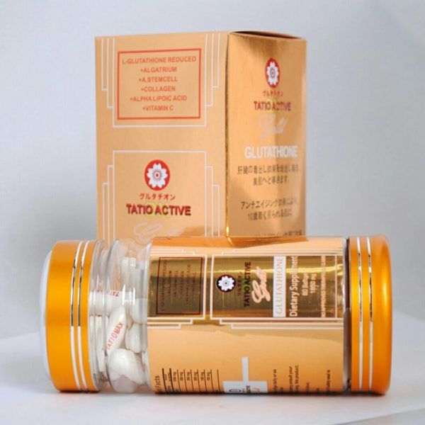 Tatiomax Tatio Active DX Gold - Viên uống trắng da chuẩn Nhật với Glutathione 1850mg (Hình ảnh minh họa 1)
