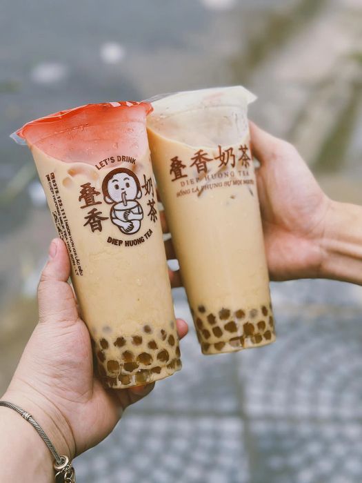 Không gian ấm cúng tại Điệp Hương Milk Tea