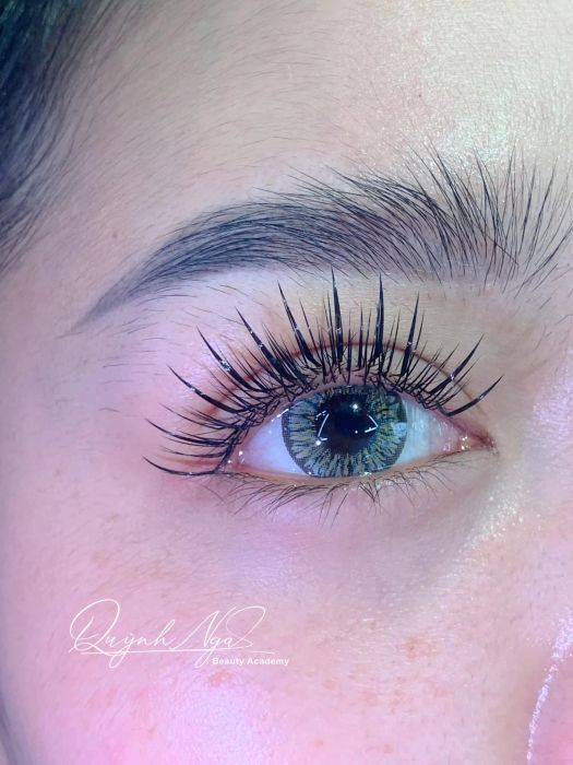 Hình ảnh thực tế lớp học tại Quỳnh Nga Beauty