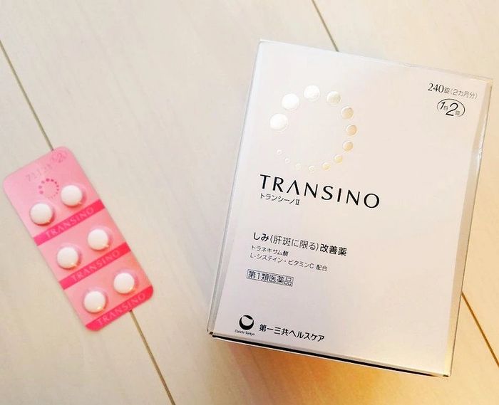 Hình ảnh Viên Uống Trắng Da, Trị Nám, Tàn Nhang Transino Whitening - Ảnh 2