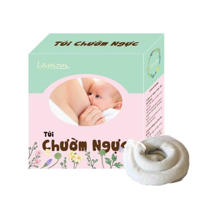 Hình ảnh túi chườm ngực Lamom chính hãng