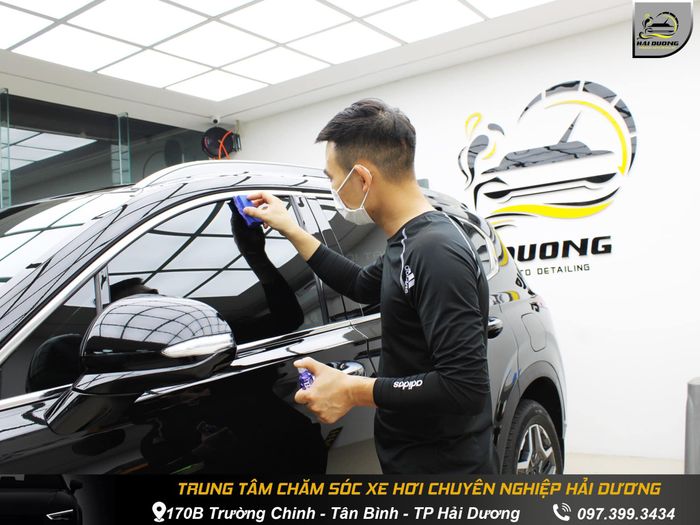 Hình ảnh thực tế quy trình vệ sinh tại Hai Duong Premium Auto Detailing