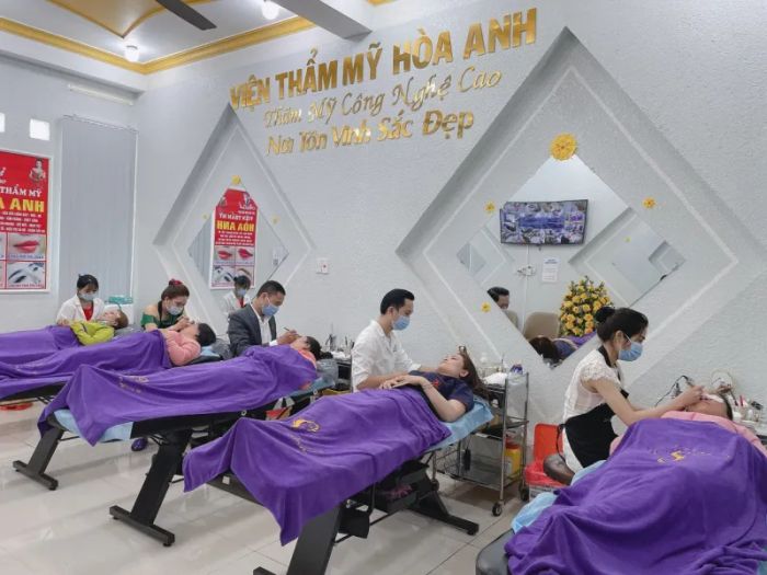 Không gian sang trọng tại Viện Thẩm mỹ Hòa Anh