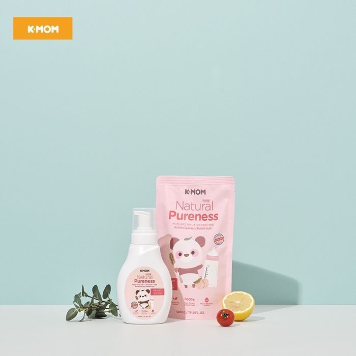 Hình ảnh sản phẩm Nước Rửa Bình Sữa & Rau Quả Hữu Cơ K-Mom phiên bản cao cấp