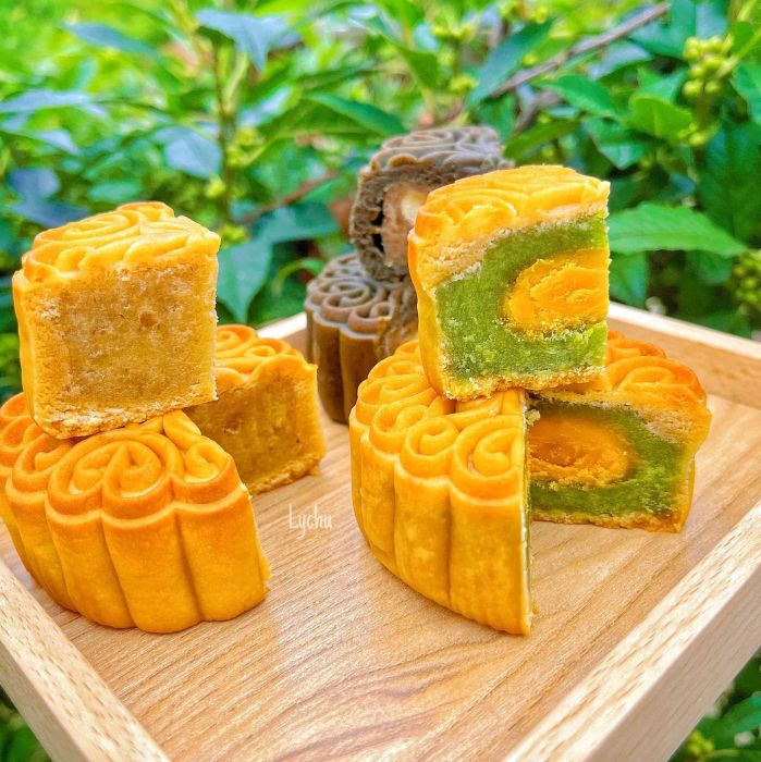 Tác phẩm bánh Trung Thu nghệ thuật đầu tiên của Trâm Cáo