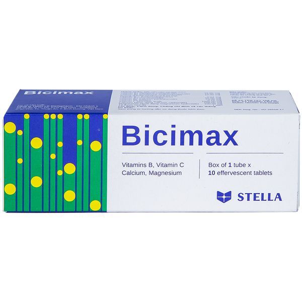 Hình ảnh sản phẩm Bicimax - Viên sủi bổ sung vitamin nhóm B và khoáng chất