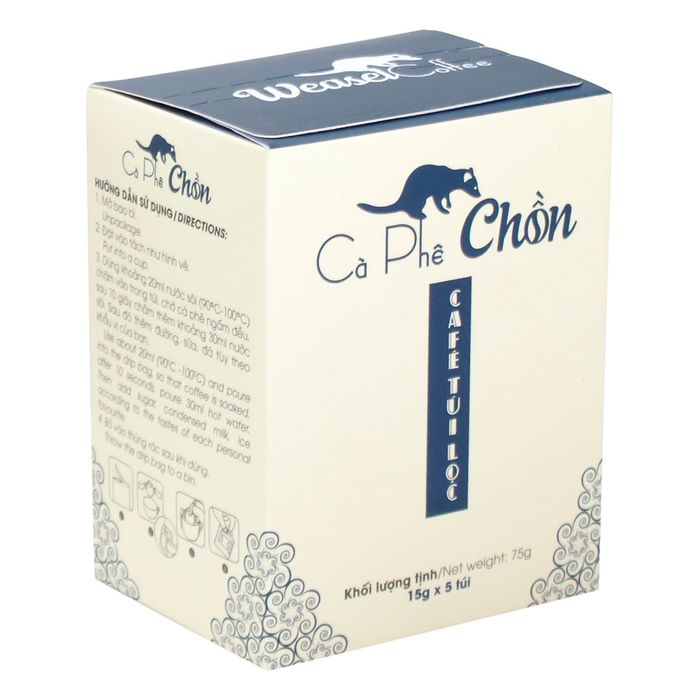 Cà Phê Chồn Túi Lọc Cacao Indochine - Hình ảnh 2