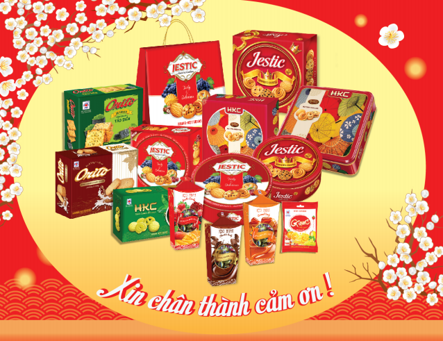 Hình ảnh thương hiệu bánh kẹo Hải Hà