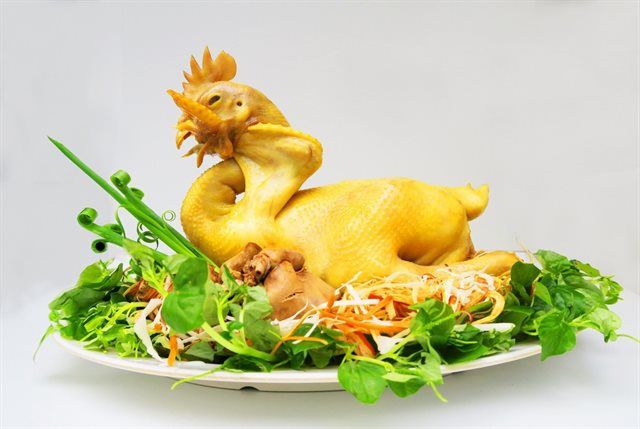 Gà luộc ảnh 1