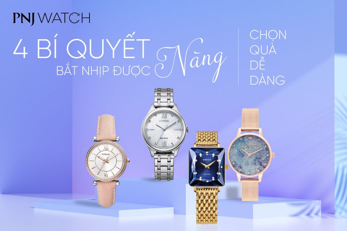 Không gian trưng bày tinh tế tại PNJ Watch