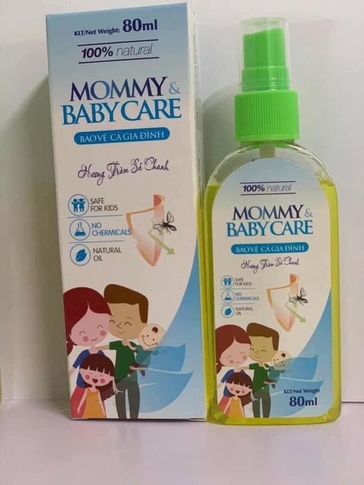 Hình ảnh thực tế Xịt tinh dầu Mommy & BabyCare (ảnh 1)