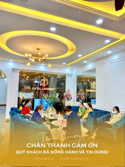Không gian sang trọng tại Viện thẩm mỹ DIVA