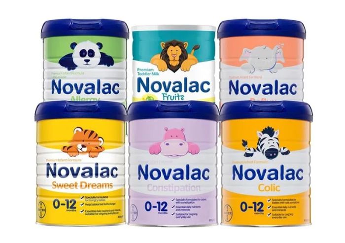 Bộ sưu tập hình ảnh đầy đủ về sữa Novalac Pháp