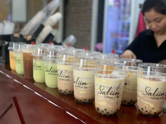 Những ly trà sữa nghệ thuật - Tinh hoa từ Saliim Coffee&Tea
