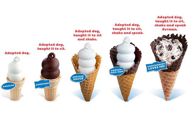 Dairy Queen - Nghệ thuật kem úp ngược đỉnh cao