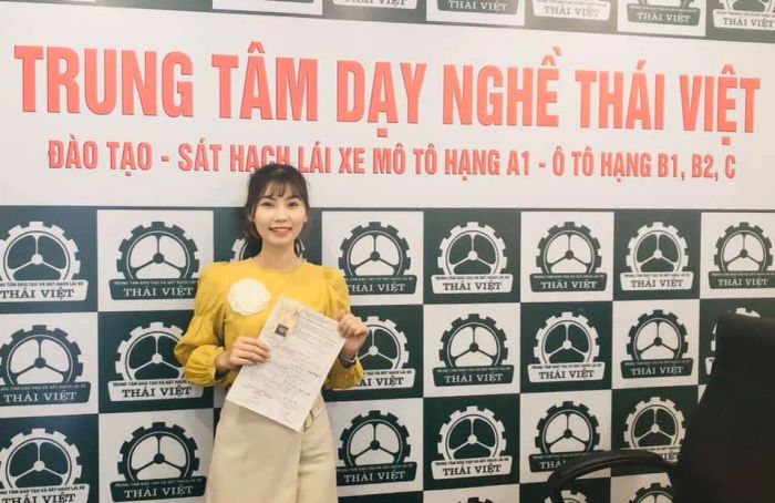 Hình ảnh lớp học thực hành tại Trung Tâm Thái Việt