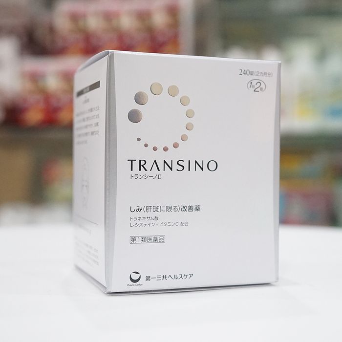 Hình ảnh Viên Uống Trắng Da, Trị Nám, Tàn Nhang Transino Whitening - Ảnh 1