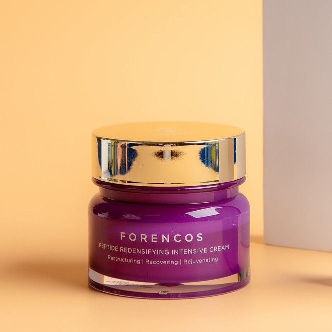 Kem Dưỡng Trắng Da Ban Đêm Forencos Tím Peptide Redensifying Intensive Cream - Hình ảnh minh họa 1